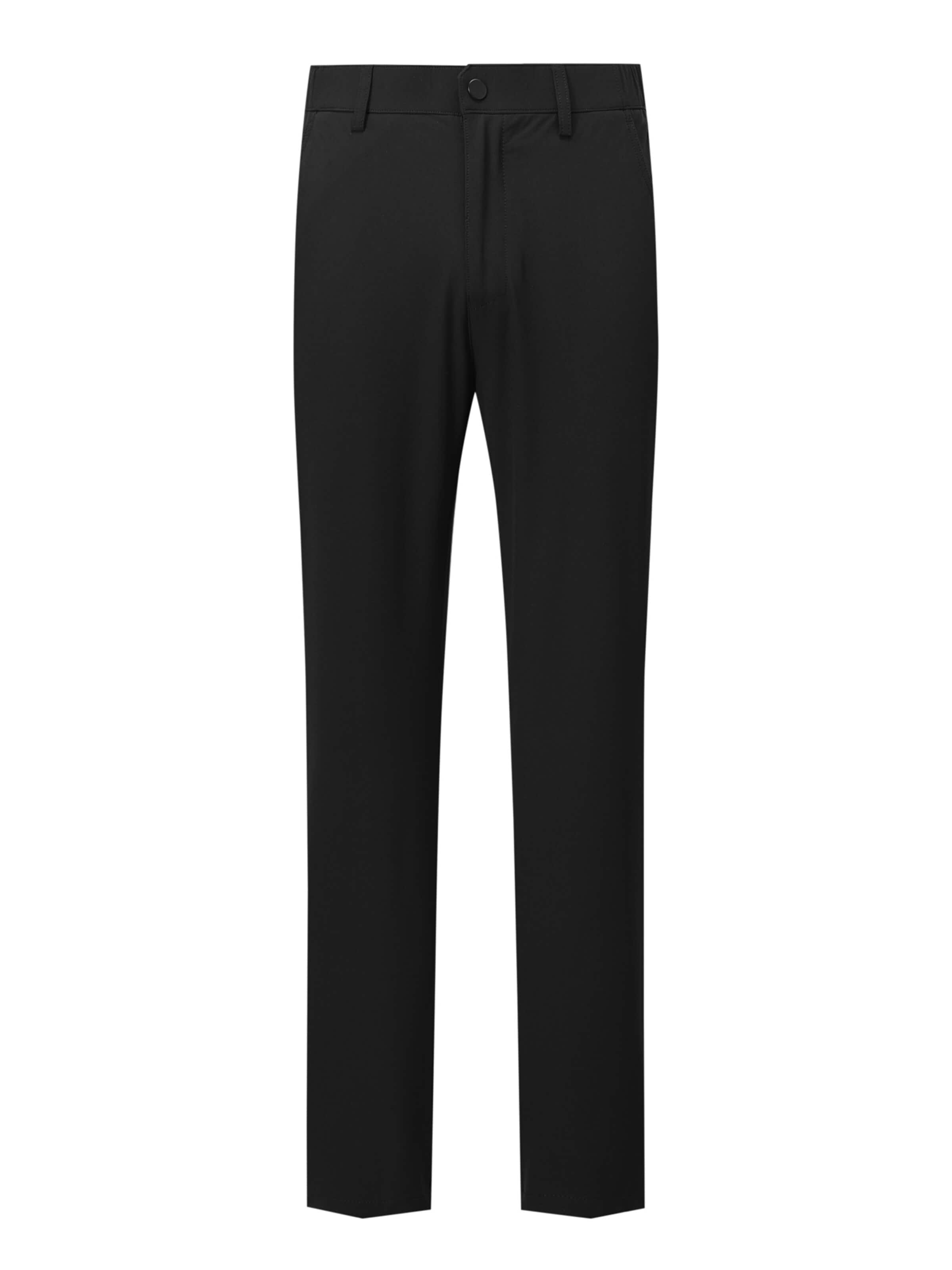 ALLTHEMEN Regular Traditional Pants 'Feder' in Black: front