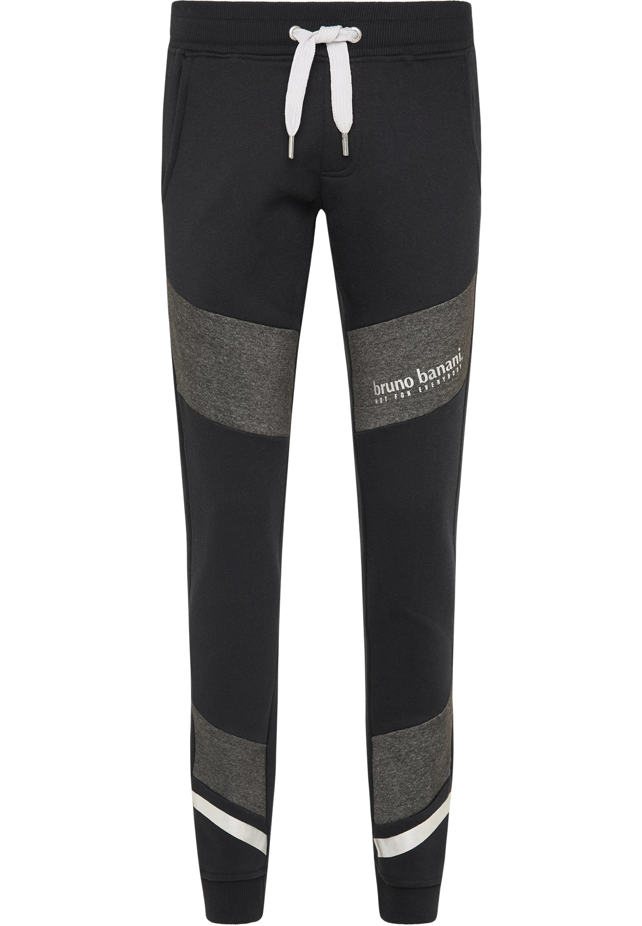 Bruno Banani Slimfit Broek 'Foster' in Zwart: voorkant