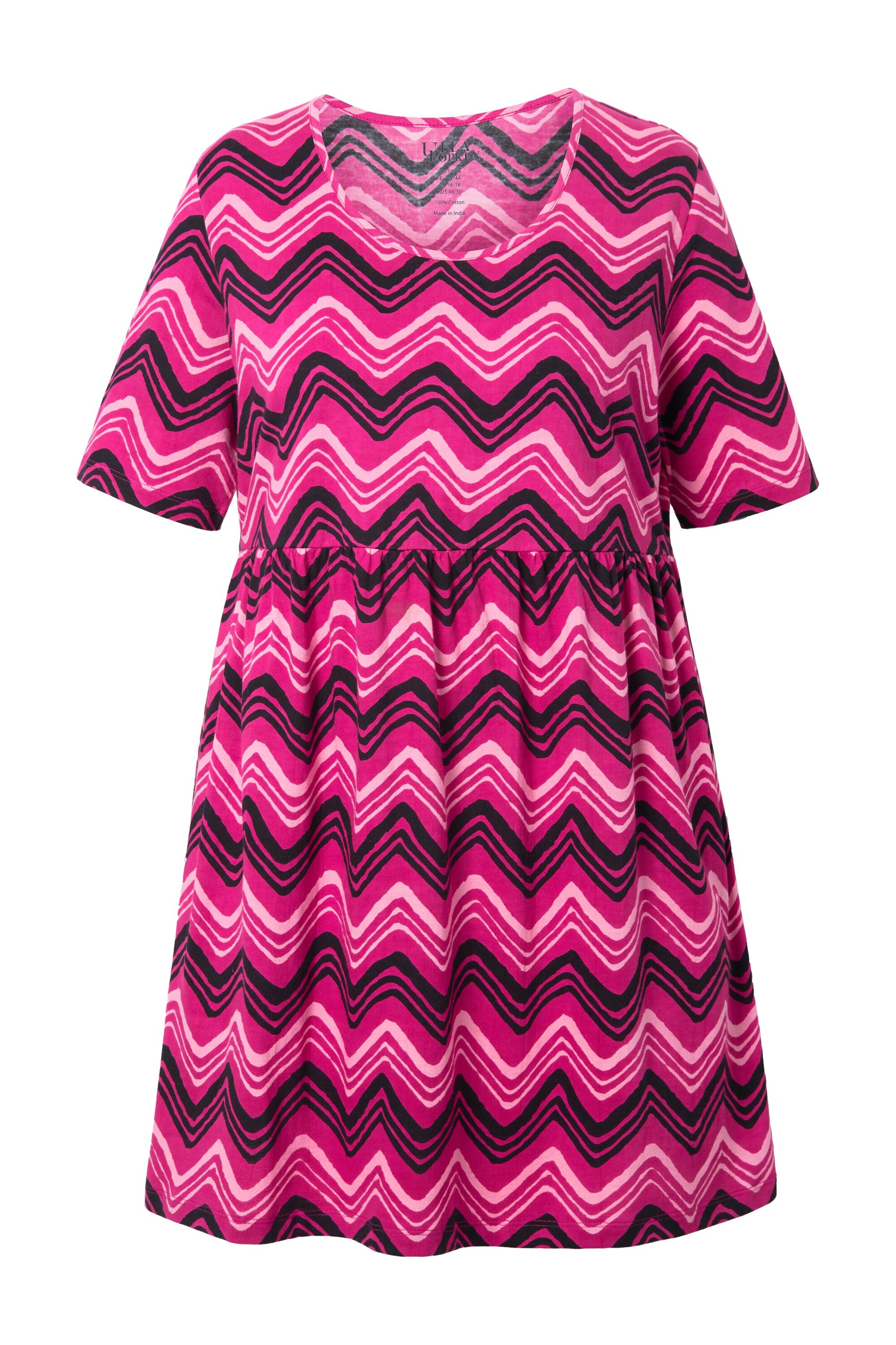 Ulla Popken Shirt in Roze: voorkant