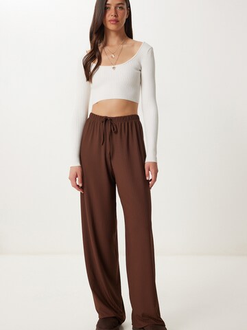 Happiness İstanbul Широкий Штаны в Коричневый