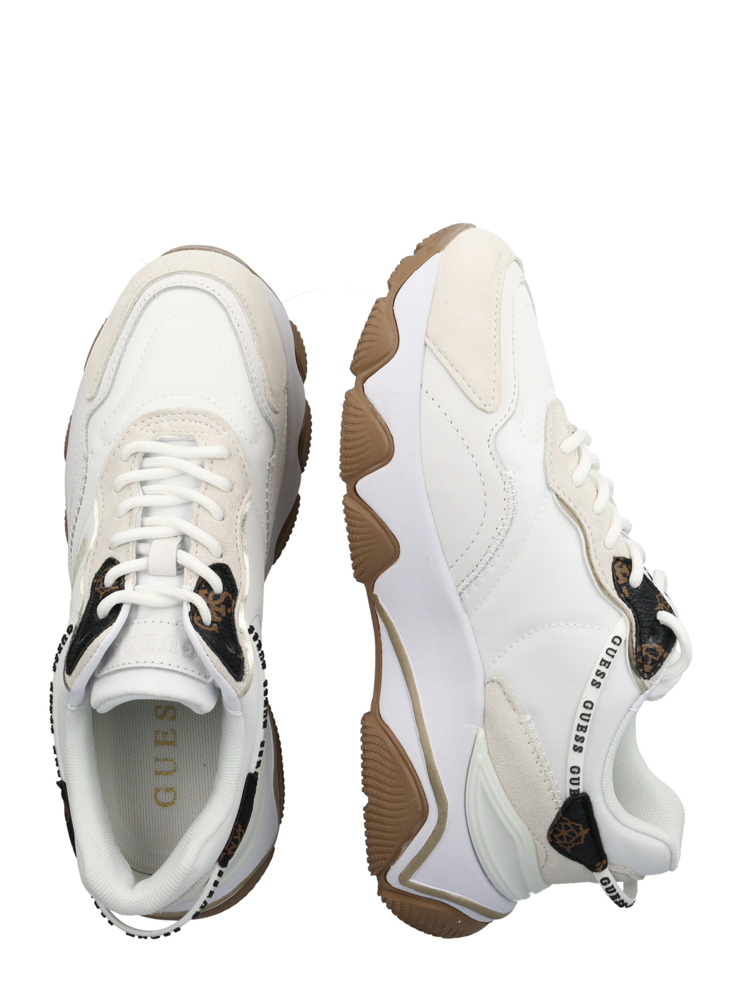 GUESS Nizke superge 'Micola' | bela barva