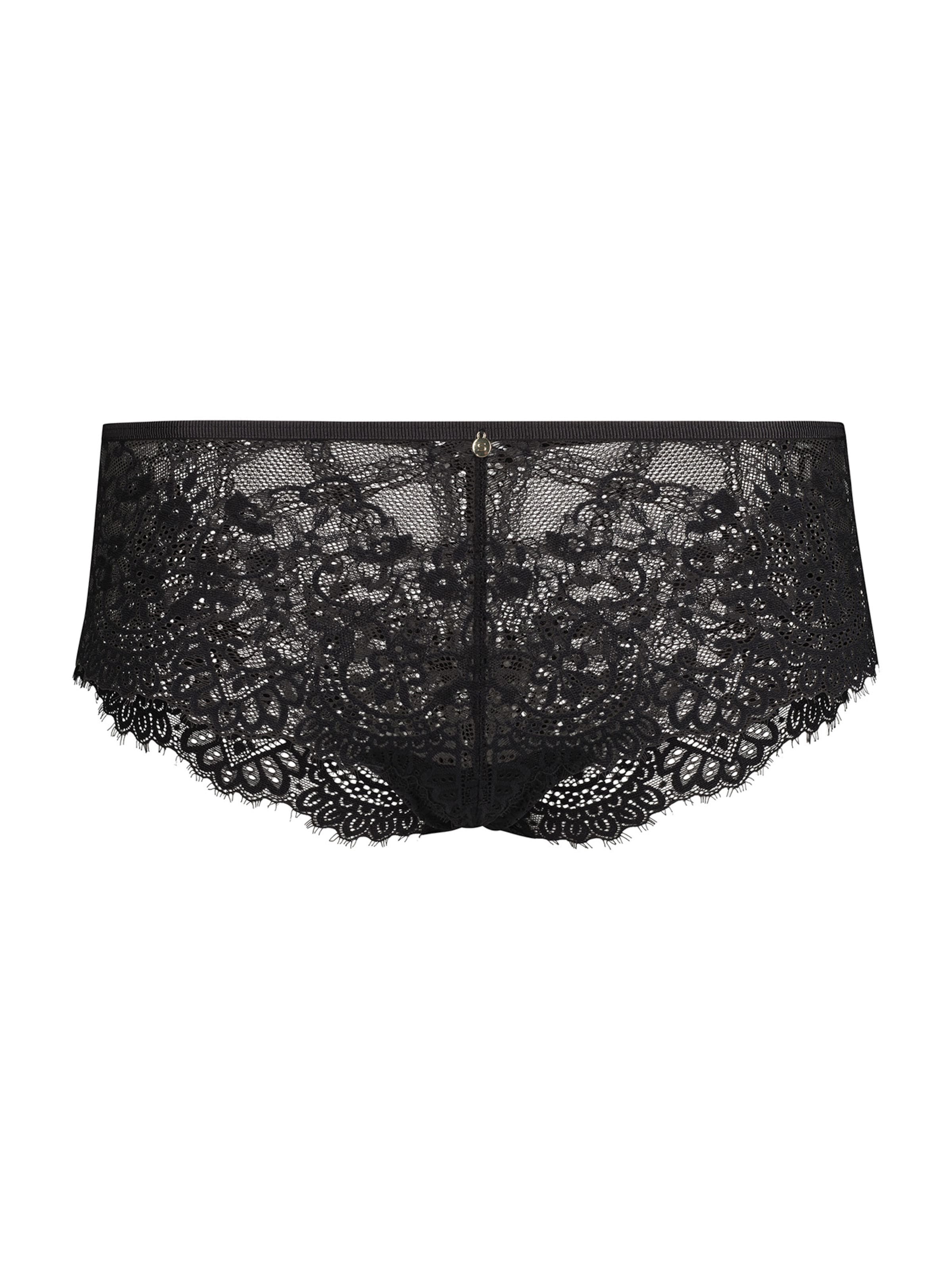 Skiny Majtki 'Cheeky' w kolorze czarny: przód