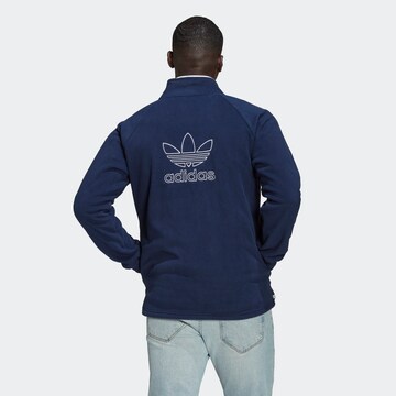 Jachetă  fleece 'Adicolor' de la ADIDAS ORIGINALS pe albastru