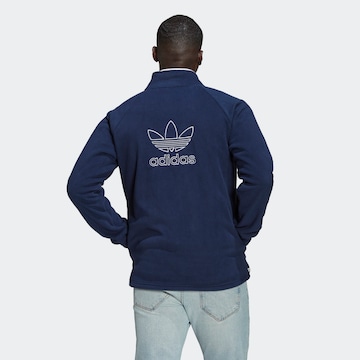 ADIDAS ORIGINALS Fleecejakke 'Adicolor' i blå