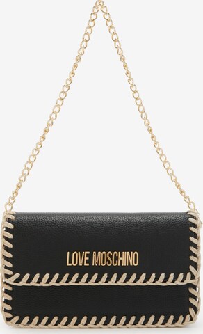 Pochette Love Moschino en noir : devant
