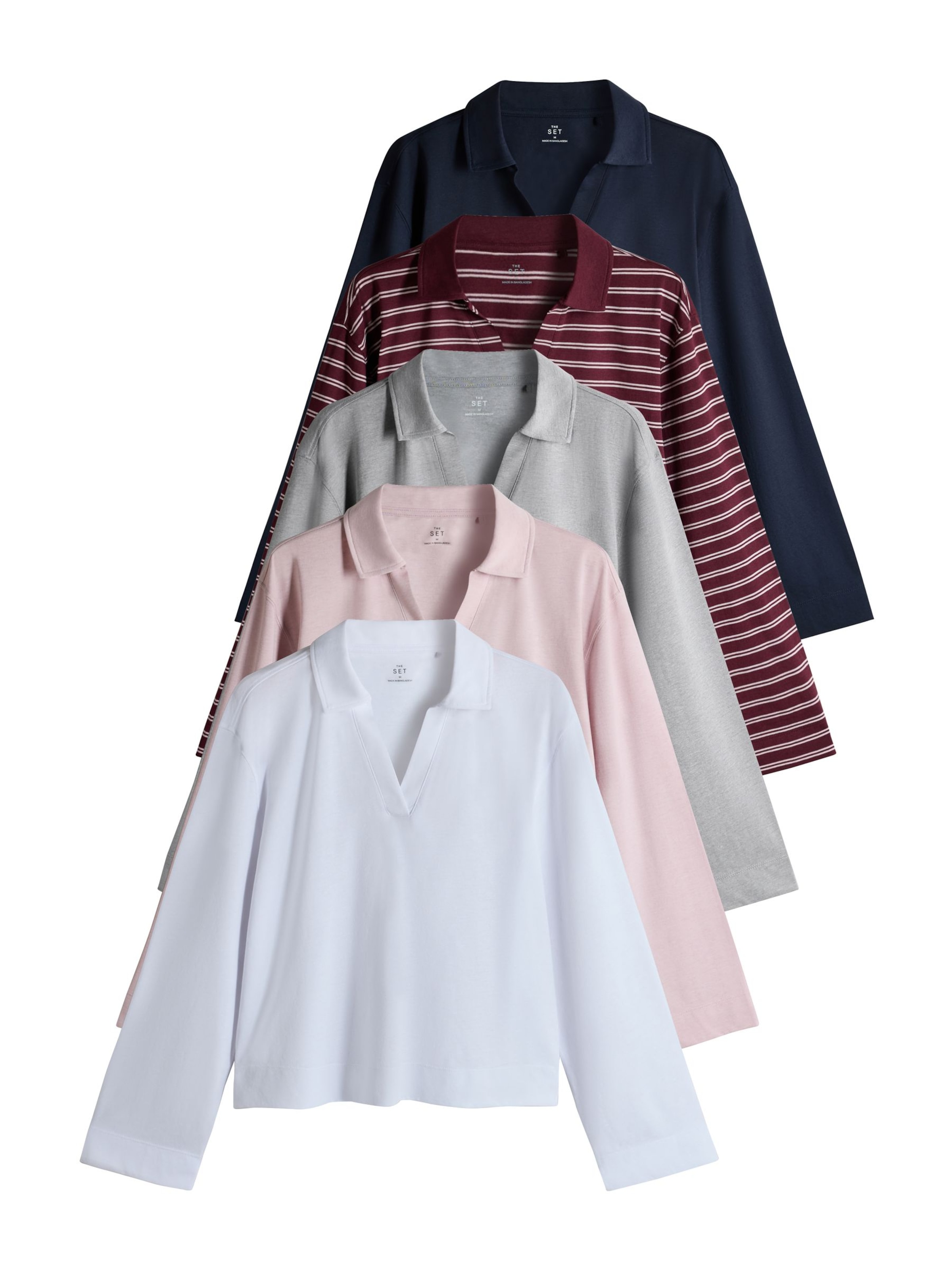 Tricou 'Essentials' de la The Set pe albastru: față