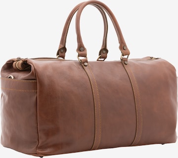 Borsa da viaggio di Viola Castellani in marrone: frontale
