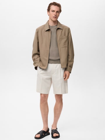 MANGO MAN Between-Season Jacket 'ENNIO' in Brown