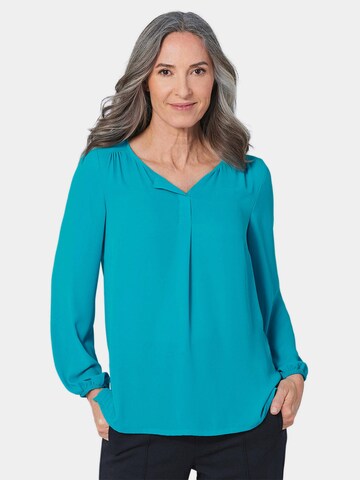 Goldner Blouse in Blauw: voorkant