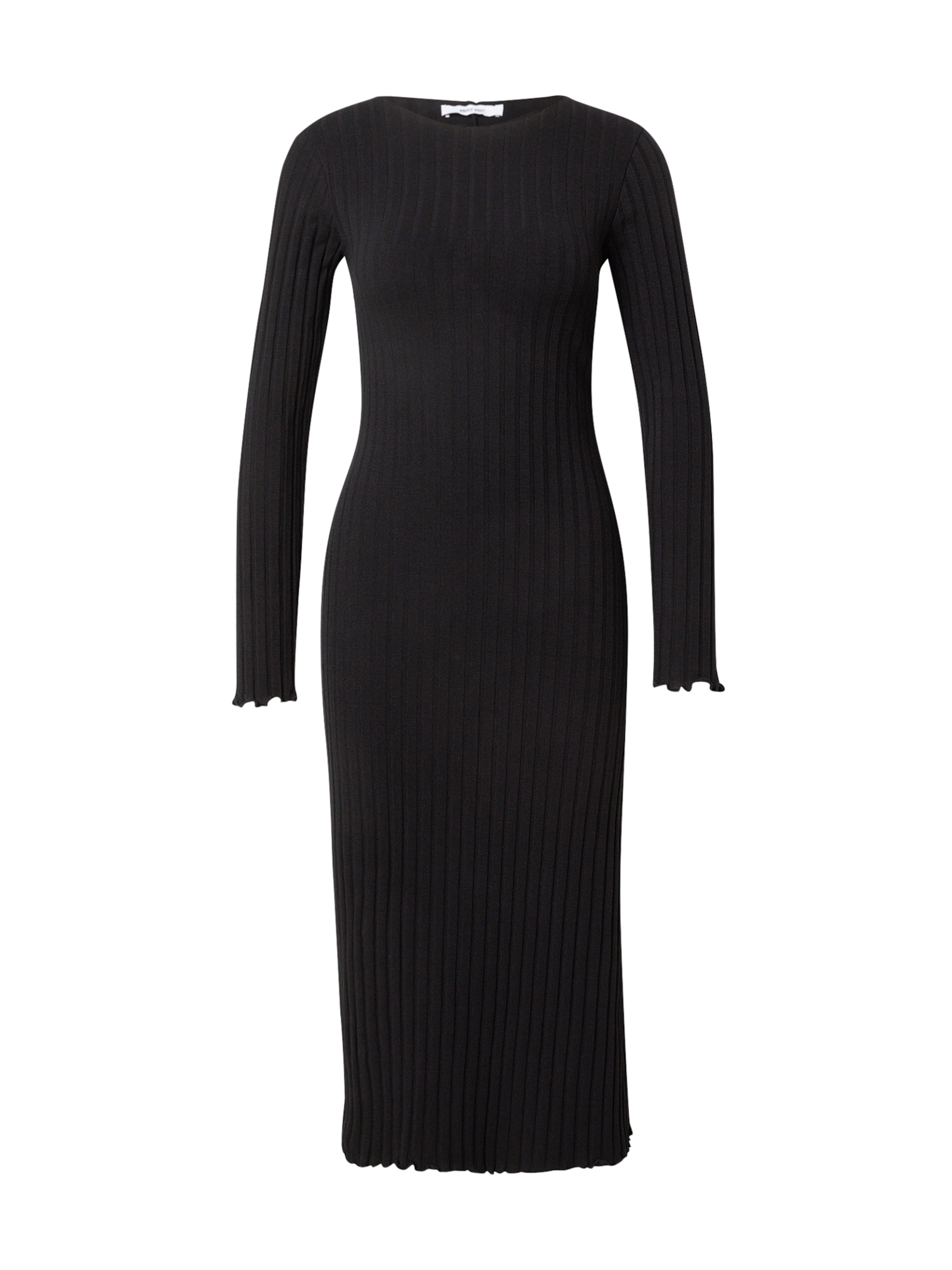 Robe 'Hellen' ABOUT YOU en noir : devant