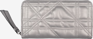 TOM TAILOR Wallet in Silver: front