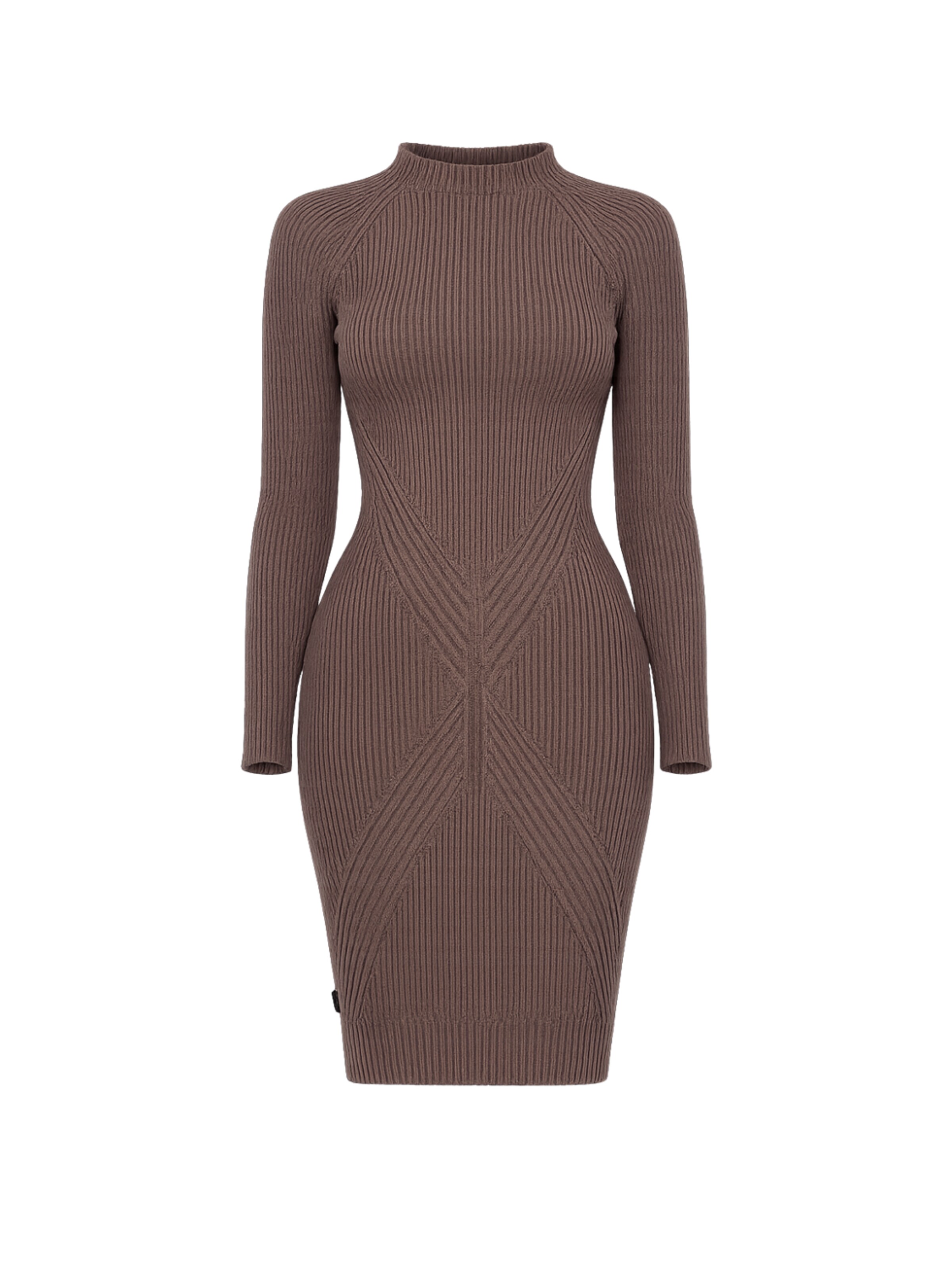 Süel knitwear - Vestido de punto 'Gabi' en gris: frente