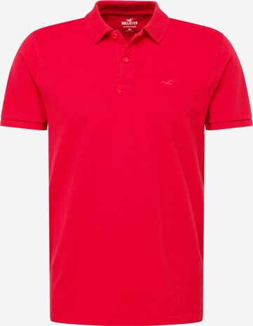Hollister red polo shirt sales