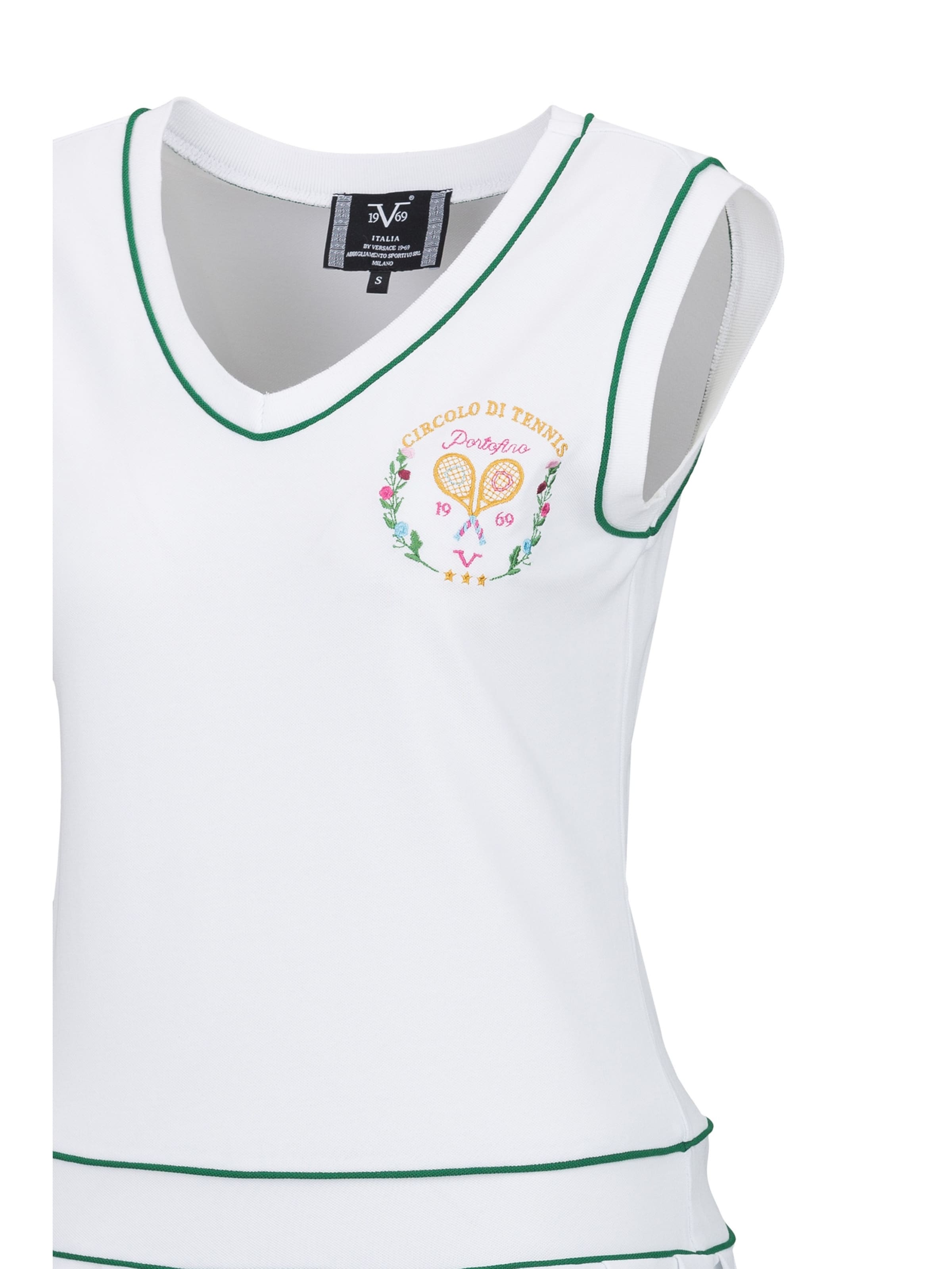 Robe d’été ' PAOLA TENNIS ' 19V69 ITALIA en blanc