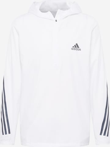 ADIDAS SPORTSWEAR Športna jakna 'Run Icons 3-Stripes' | bela barva: sprednja stran