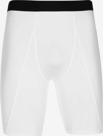 UMBRO Skinny Sportbroek 'Core Power' in Wit: voorkant