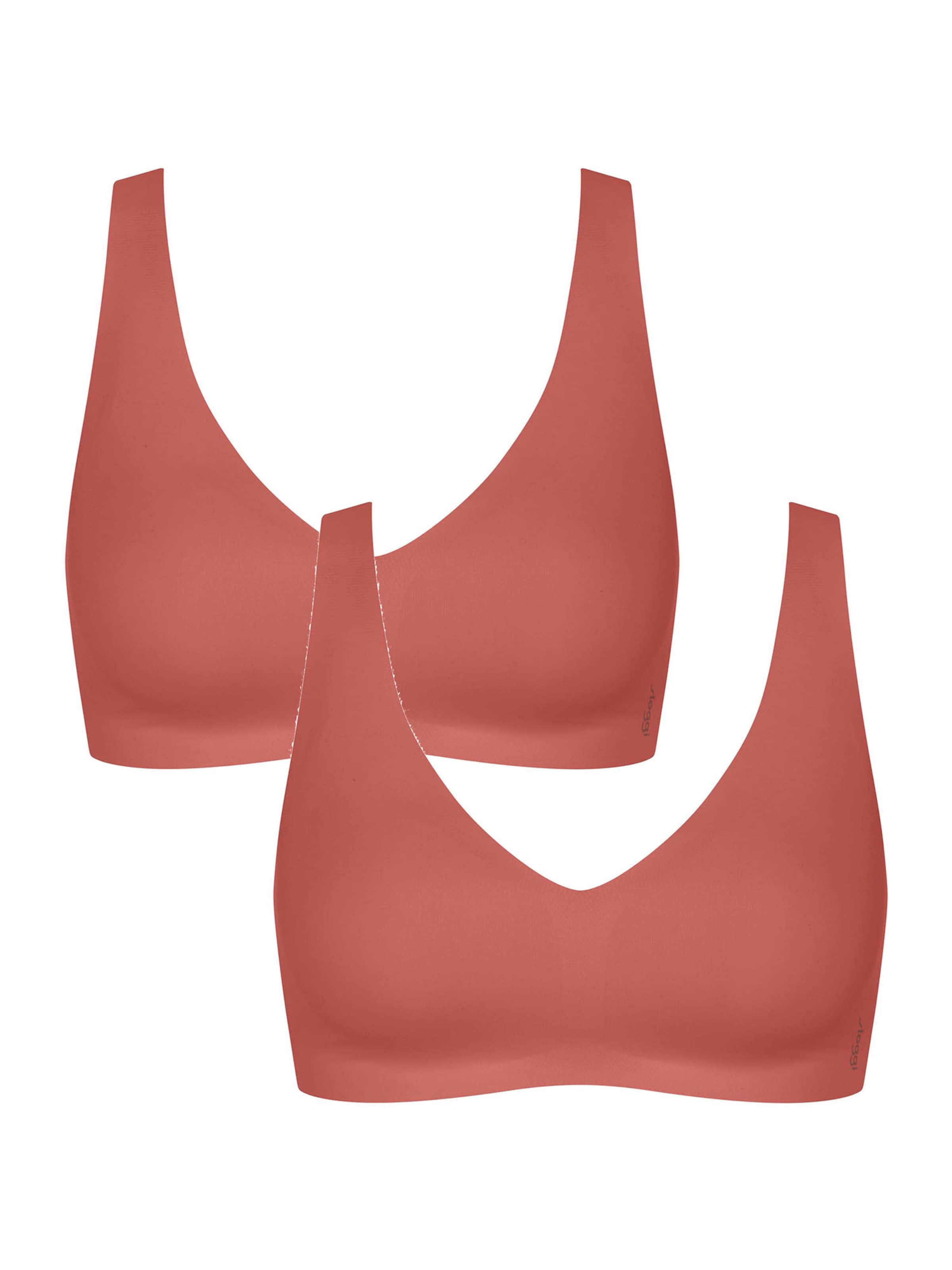 SLOGGI Bralette Bra 'Zero Feel 2.0' in Orange: front