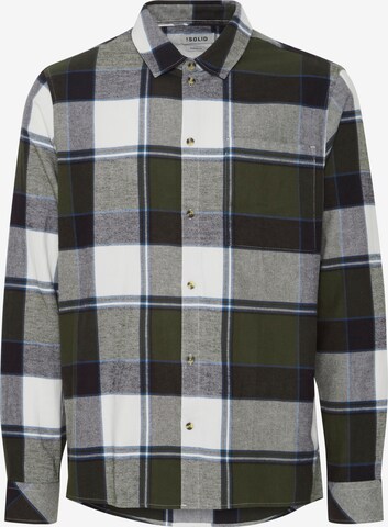 !Solid Regular fit Button Up Shirt 'Holger' in Green: front