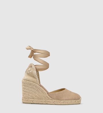 Castañer Espadrillaer 'Carina' i beige: forside