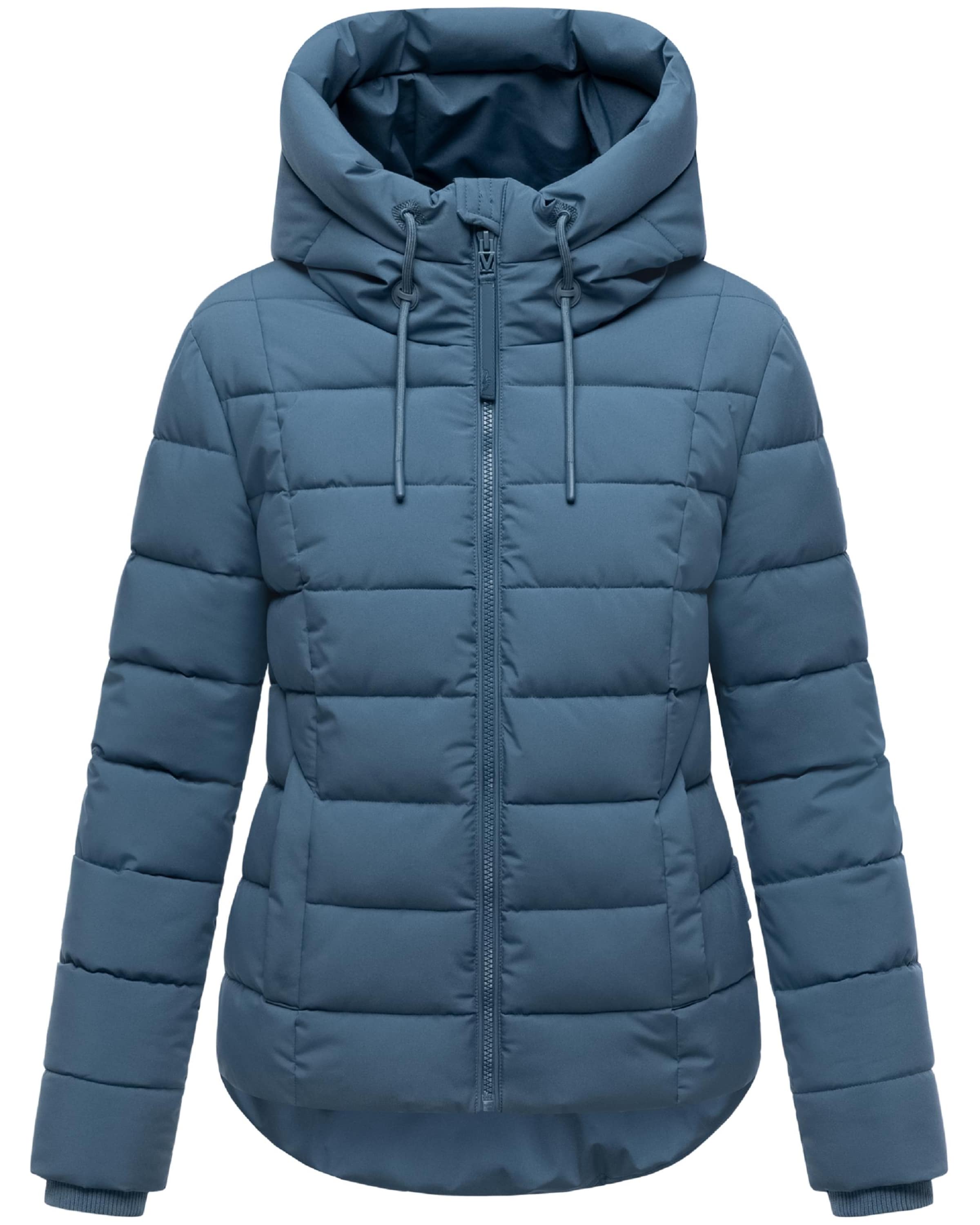 MARIKOO Winterjas 'Tayenaa 16' in Blauw: voorkant