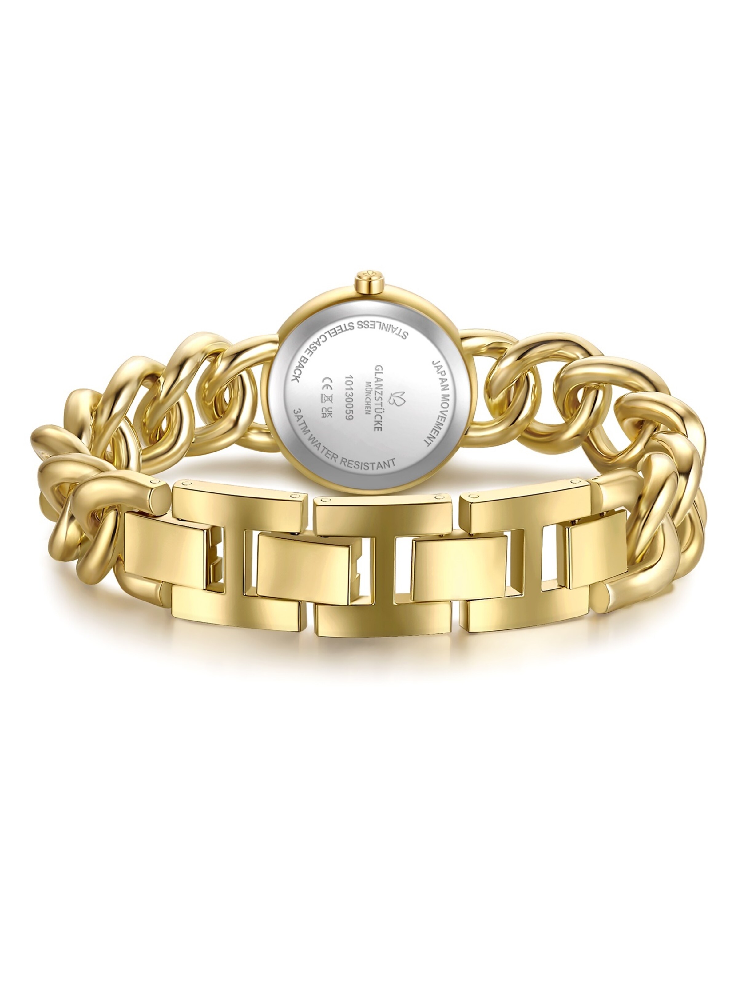 Glanzstücke München Analoog horloge in Goud