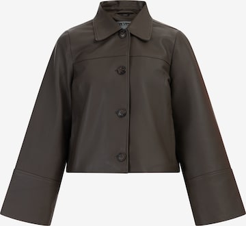 Veste mi-saison DreiMaster Vintage en marron : devant