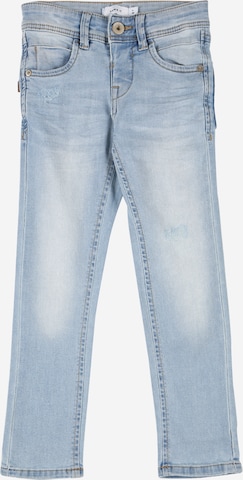 NAME IT Slimfit Jeans 'Theo' in Blauw: voorkant