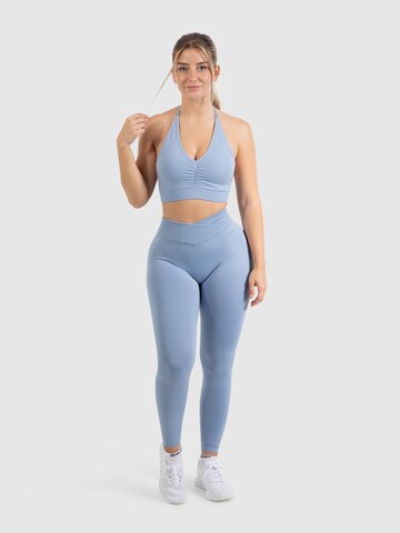 Smilodox Bustier Sport-BH in Blau