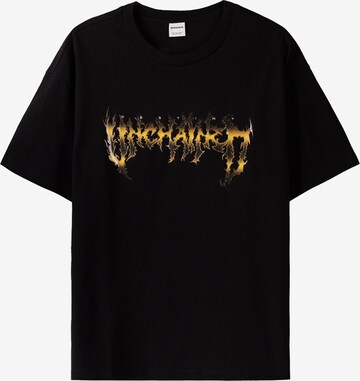 Bershka T-Shirt in Schwarz: predná strana