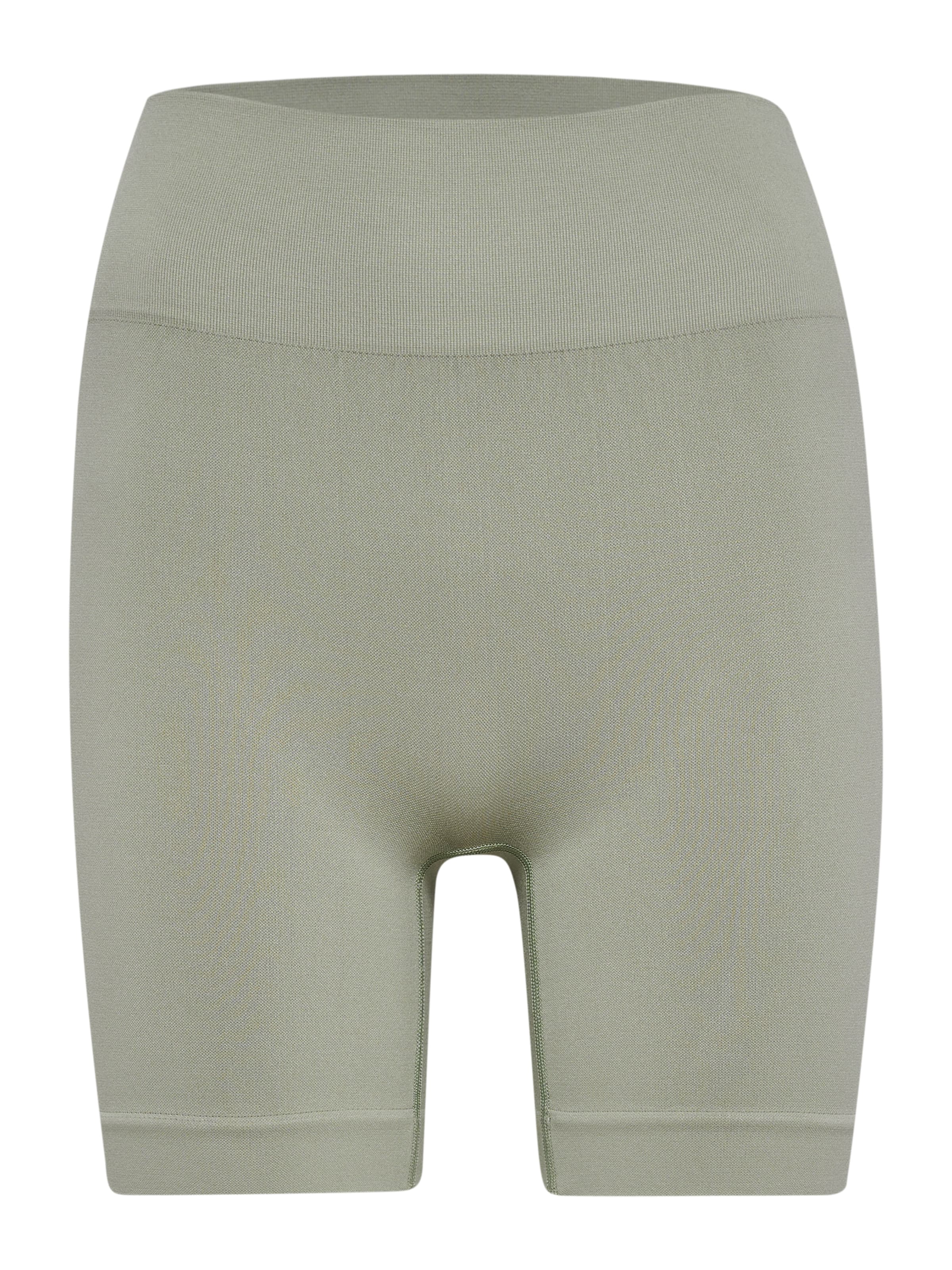 Hummel Skinny Sportbroek 'Hiit' in Groen: voorkant