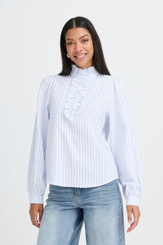 b.young Blouse 'BYGinette' in Blauw: voorkant