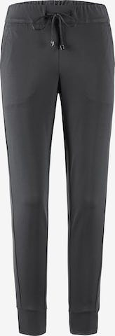 STEHMANN Tapered Broek 'Roxana' in Grijs: voorkant