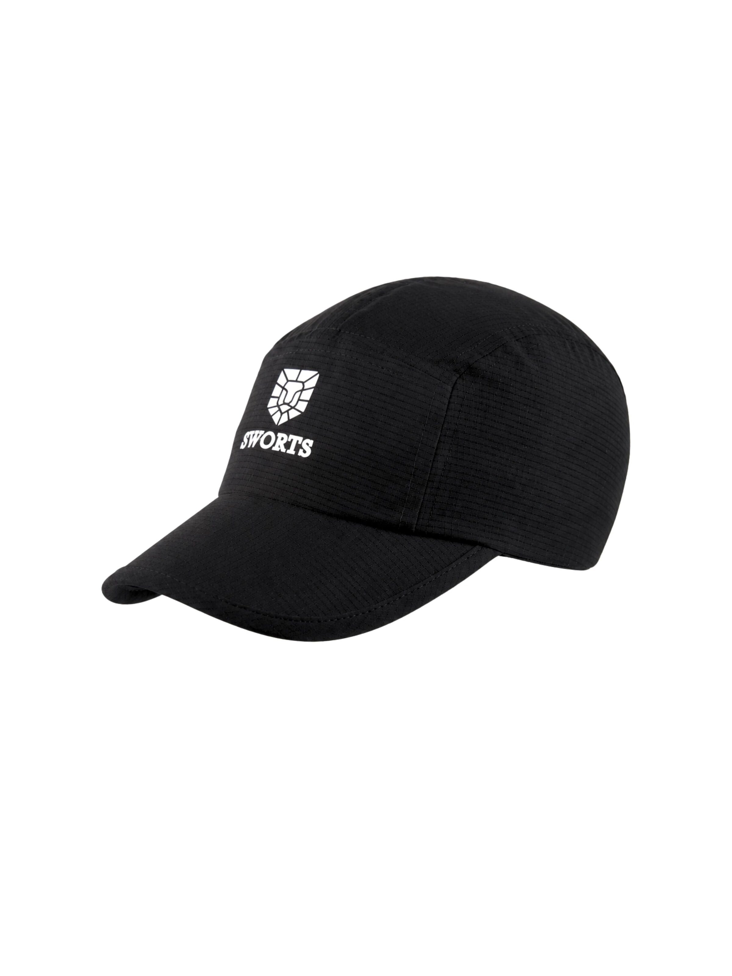 SWORTS Athletic Cap 'SPEED' in Black: front