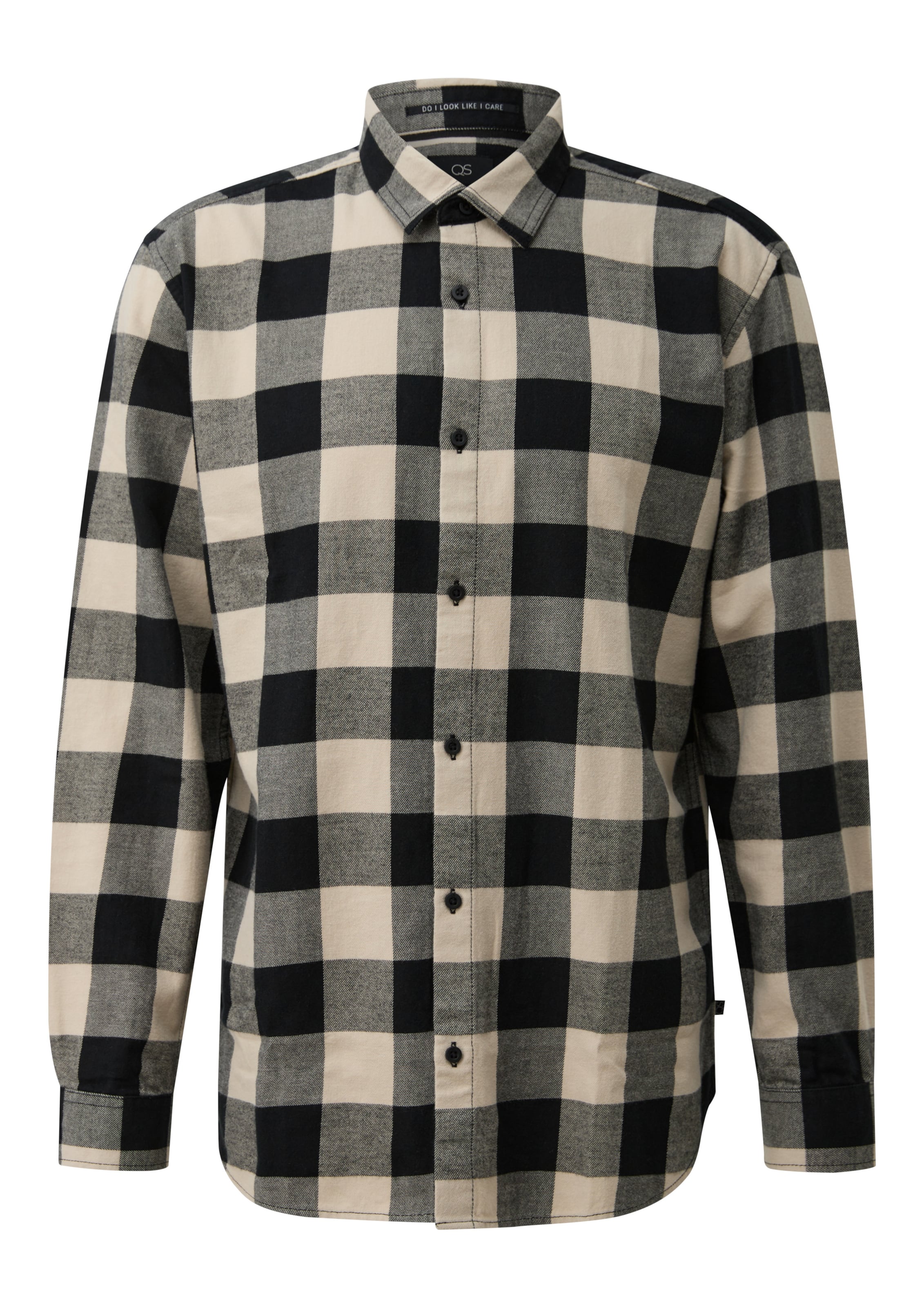 Chemise QS en beige : devant
