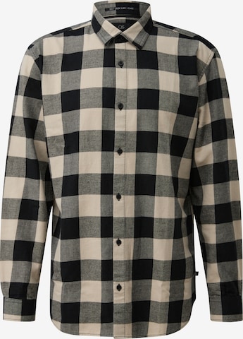 Chemise QS en beige : devant