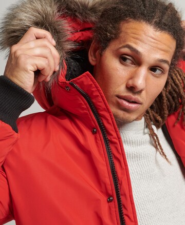 Superdry Tussenjas 'Everest' in Rood