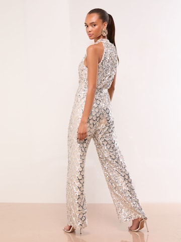 Lipsy Kombinezon | srebrna barva