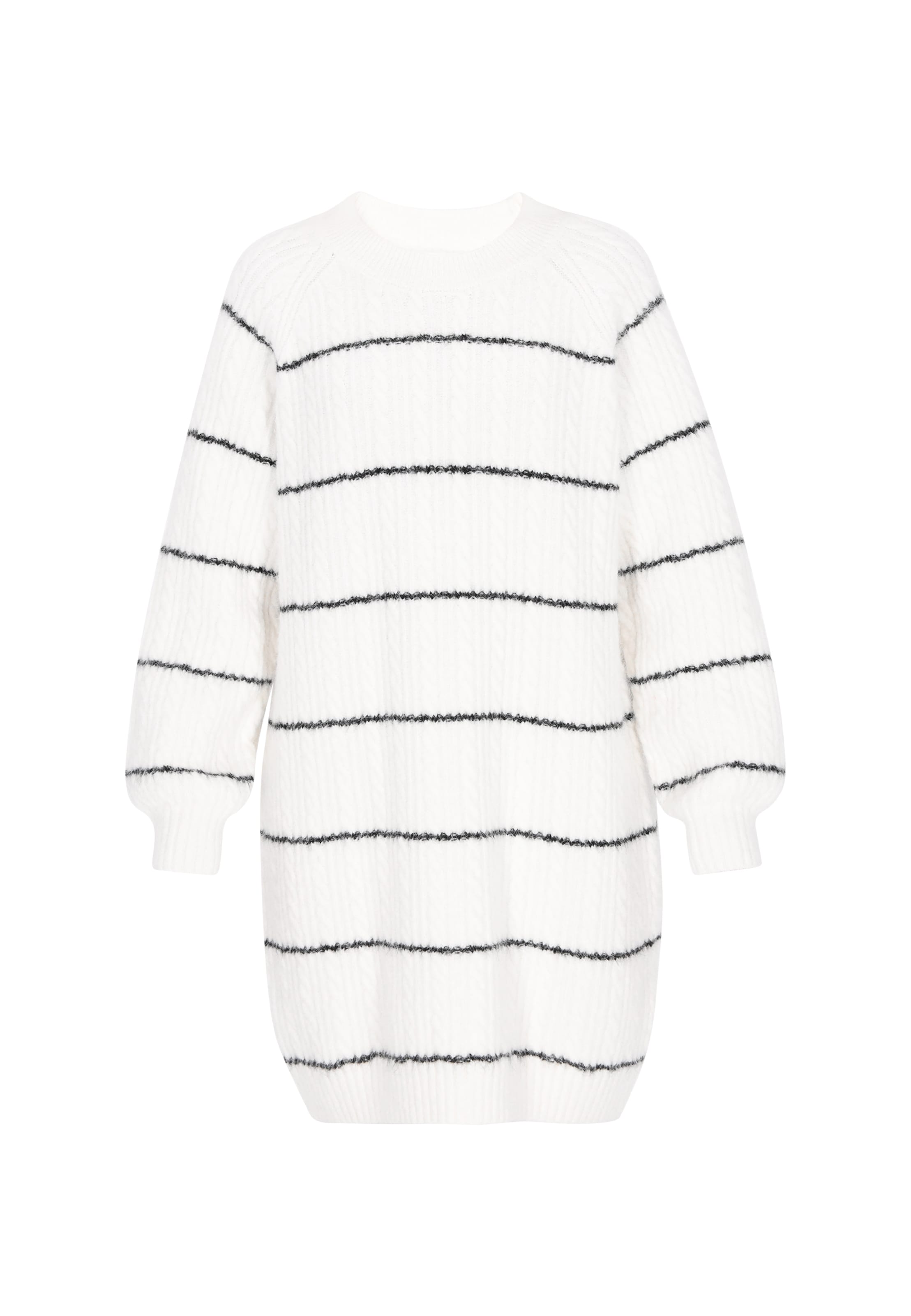 usha BLUE LABEL Πλεκτό φόρεμα σε λευκό: μπροστά