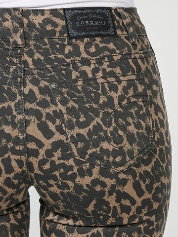 KOROSHI Skinny Jeans in Green