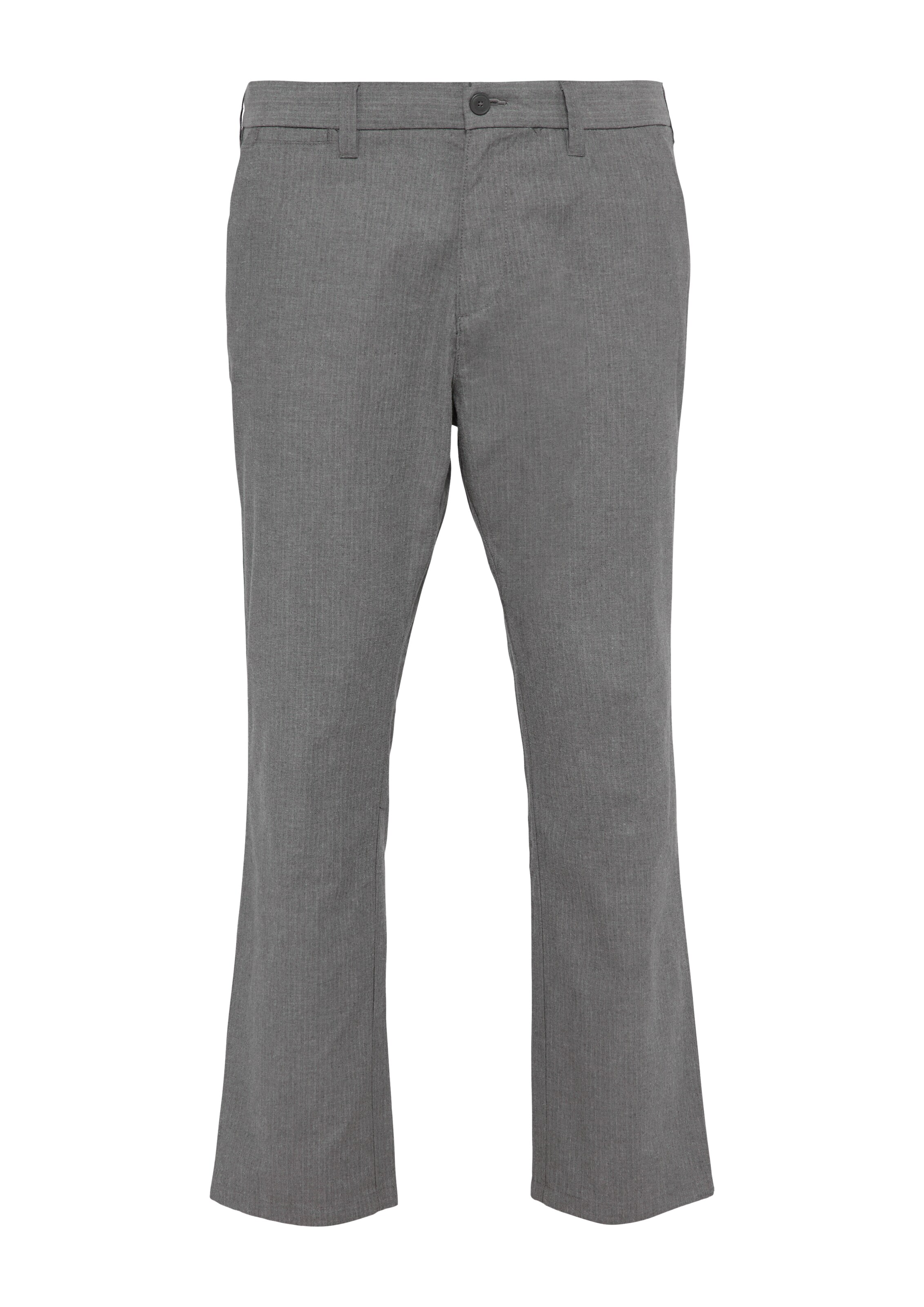 s.Oliver Men Big Sizes Regular Pants in Grey: front