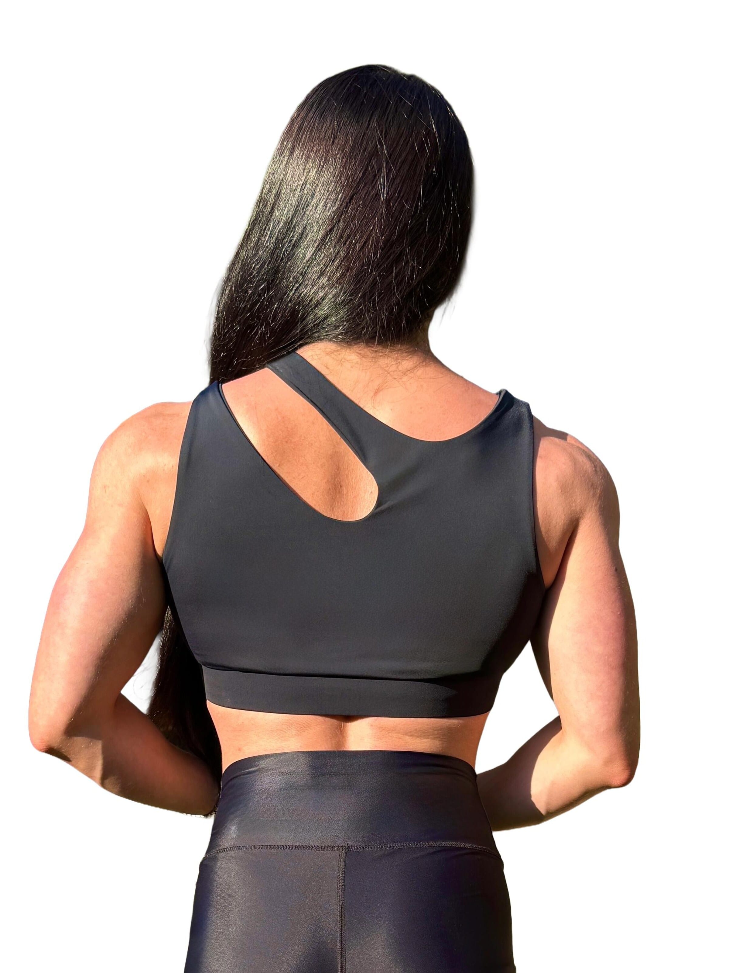 Top sportivo di LUXFEEL in nero