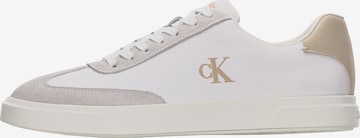 Calvin Klein Nizke superge | bela barva: sprednja stran