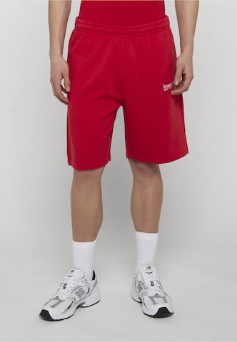 Bruno Banani - Loosefit Calças em vermelho: frente