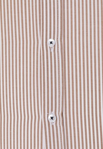DENIM CULTURE Regular fit Button Up Shirt 'DEAN' in Beige