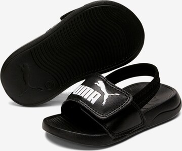 PUMA Beach & Pool Shoes 'Popcat 20' in Black