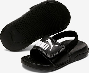 PUMA Beach & Pool Shoes 'Popcat 20' in Black