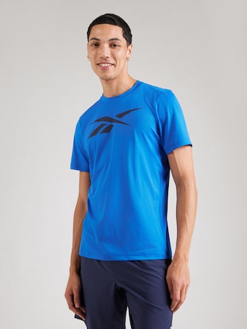 Reebok Sportshirt 'Jimmy Vector' in Blau: Vorderseite