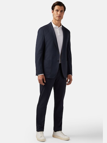 Boggi Milano Regular fit Business-colbert in Blauw