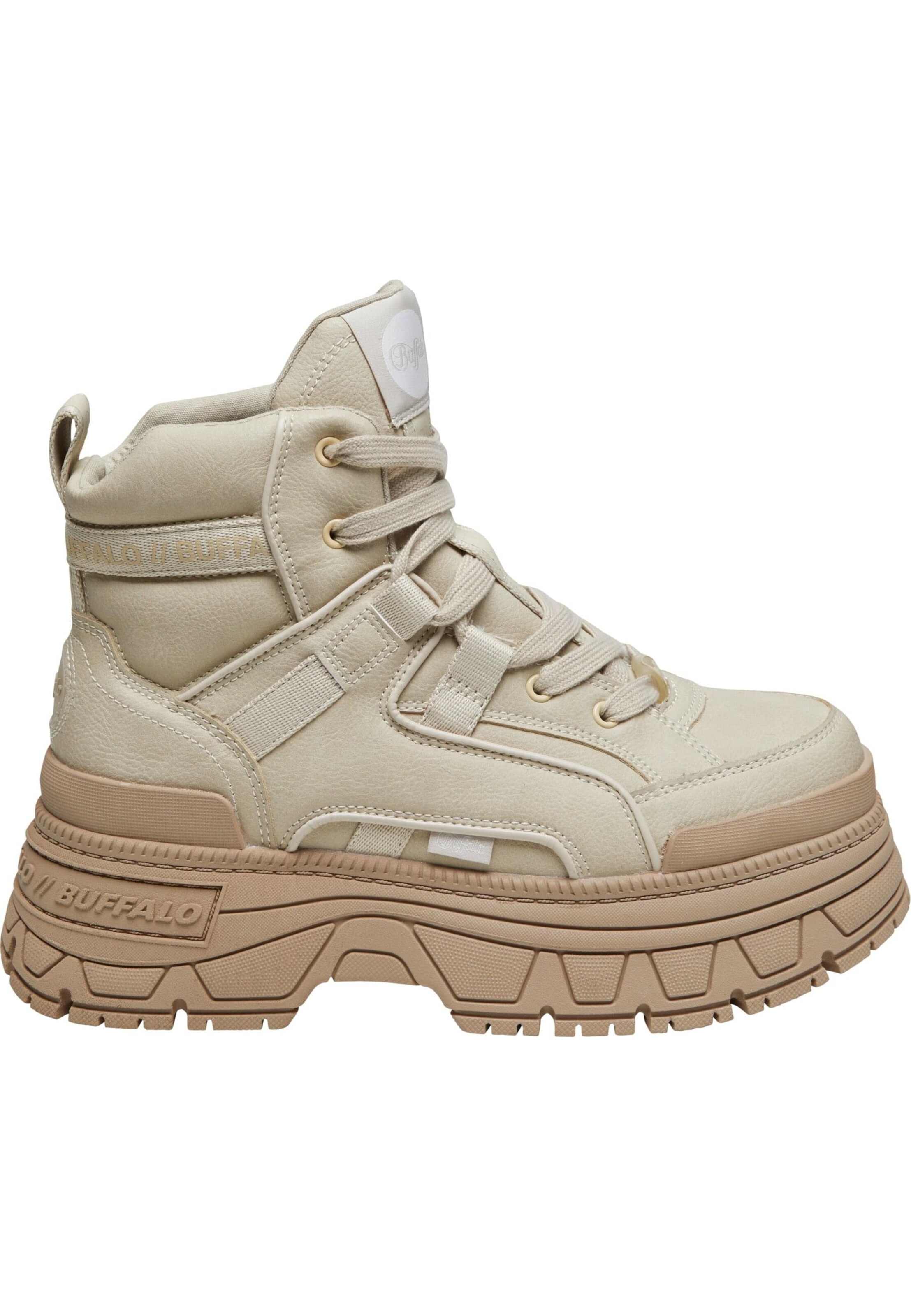 Bottes à lacets BUFFALO en beige