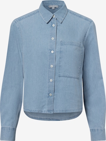 Chemisier Marie Lund en bleu : devant